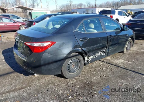 2016 Toyota Corolla Le z USA, uszkodzony, nr VIN 2T1BURHE2GC560328